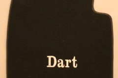 Skyddsmattor Textil med Logo  1963-73 Dart