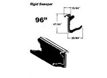 Skraplist Invändig  120cm  1961-67 GM  1961-74 Ford