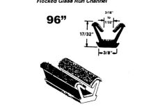 U-kanal 1963-74 Chrysler Dodge Imperial Plymouth